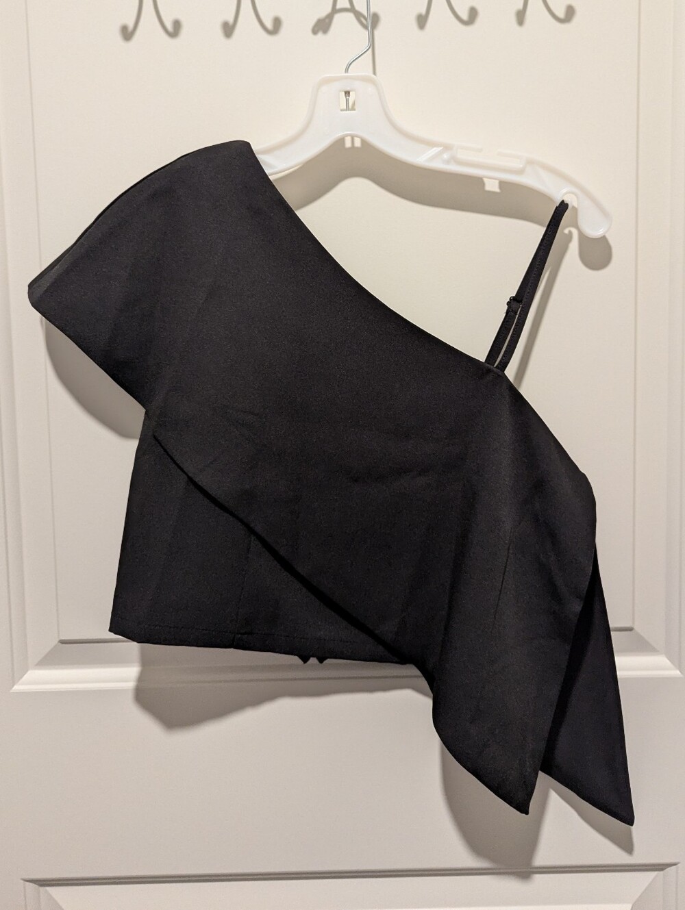 iora Women’s One-Shoulder Top with Asymmetric Ruffle